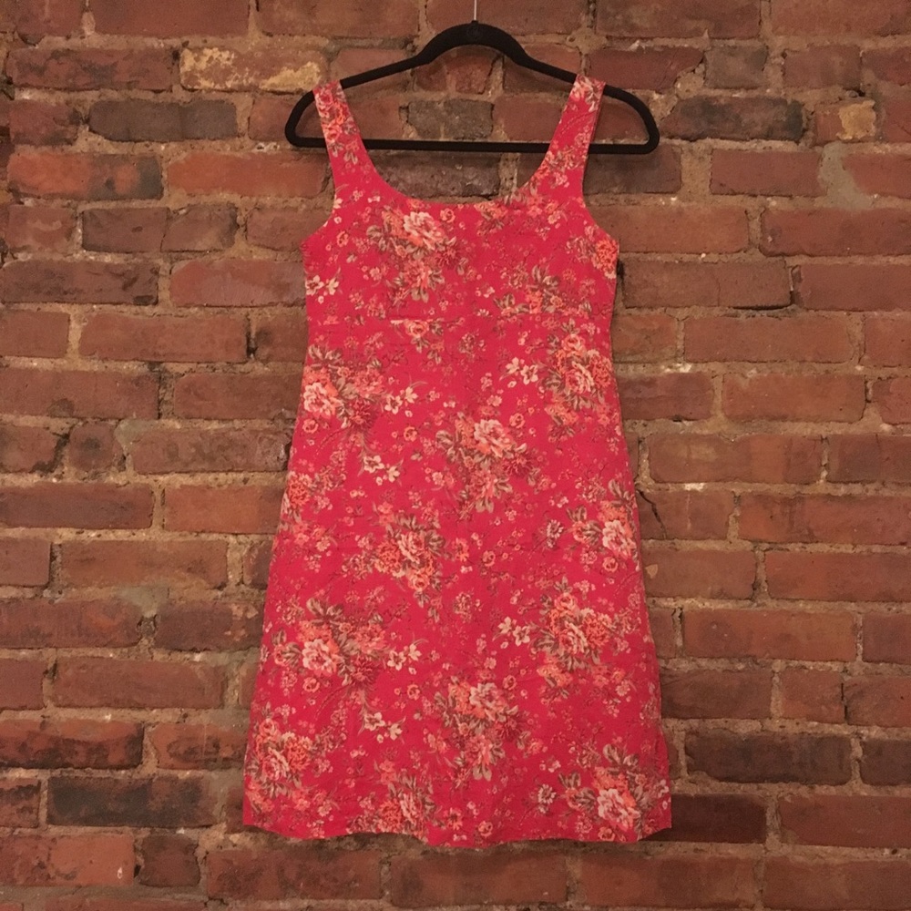 Vintage linen Laura Ashley dress made in the UK